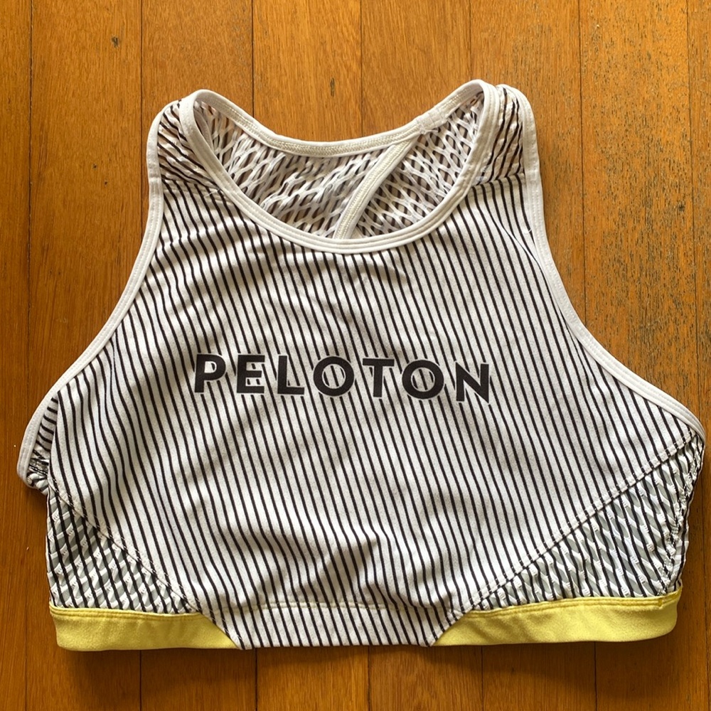 Peloton WITH sports bra.